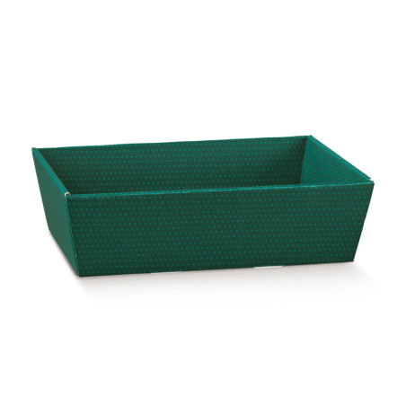 Caixa Cónica c/Tampa transp. - verde 90x210x90mm