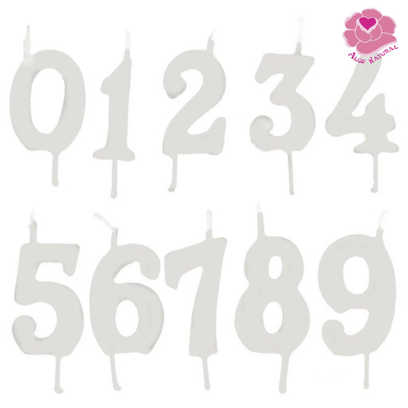 Vela Aniversário Branca 5,5 cm