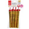 Foguetes para bolos e festas dourado
