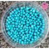 Bolas de cereais crocantes azuis, 4mm