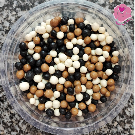 Chocolate Crocante Mix 3 cores 4mm
