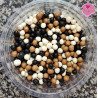 Chocolate Crocante Mix 3 cores 4mm