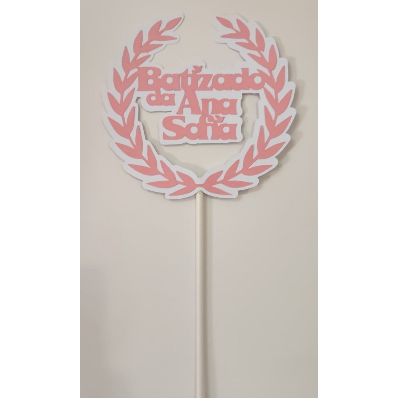 Topper "Batizado da Ana Sofia"