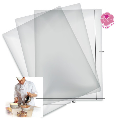 Folhas de Acetato Alimentar 60x40cm