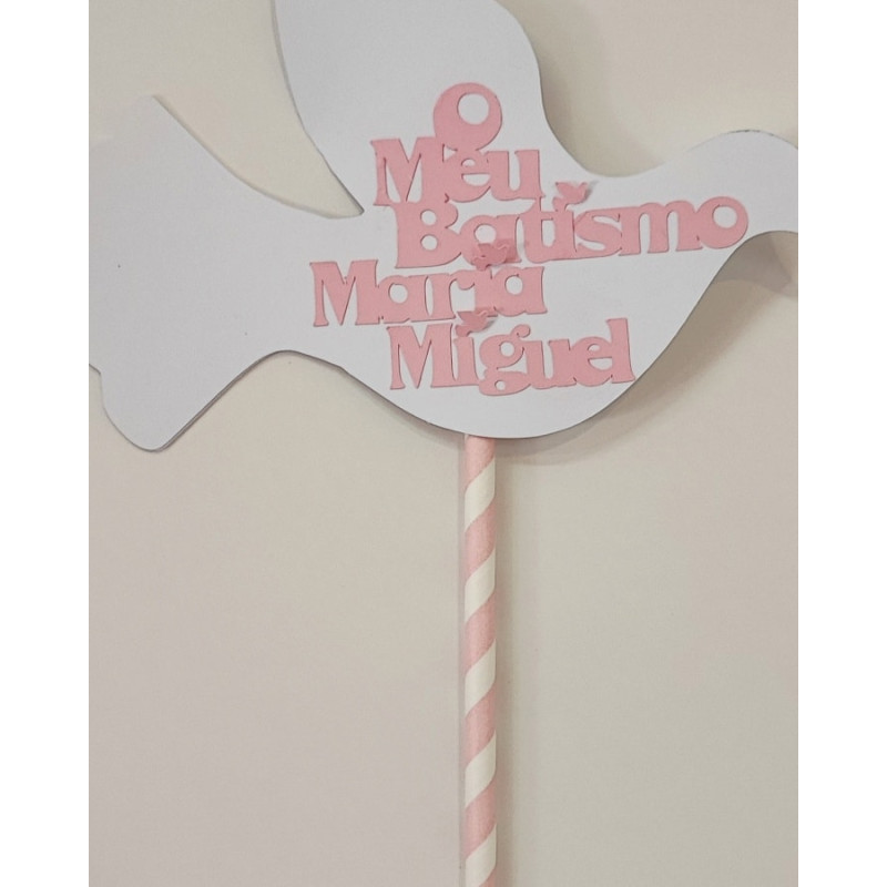 Topper "O Meu Batismo Maria Miguel"