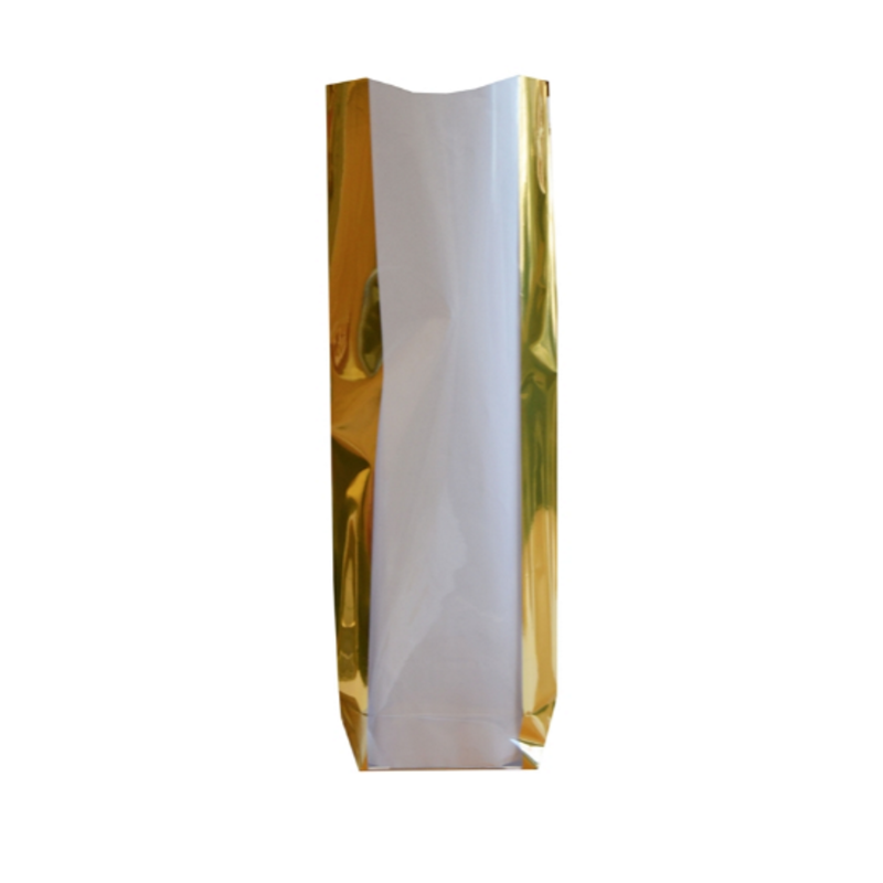Saco Celofane c/ Cartão Fundo Foles Ouro 10x22x4cm