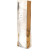 Saco Celofane c/ Cartão Fundo Foles Ouro 10x22x4cm