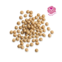 Bolas de cereais crocantes caramelo salgado 4mm