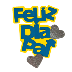 Topper para bolos Feliz Dia Pai