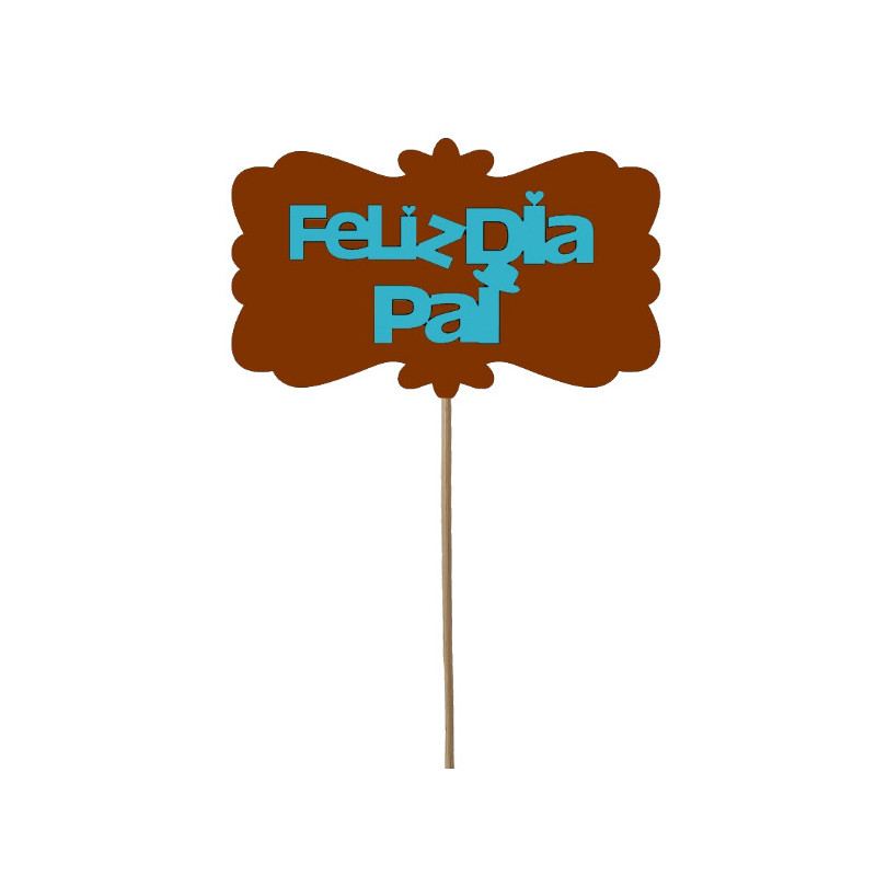 Topper para bolos Feliz Dia do Pai
