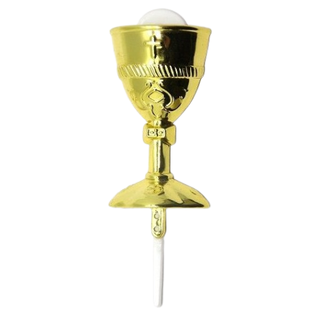 Cálice cortado ouro 11,5cm