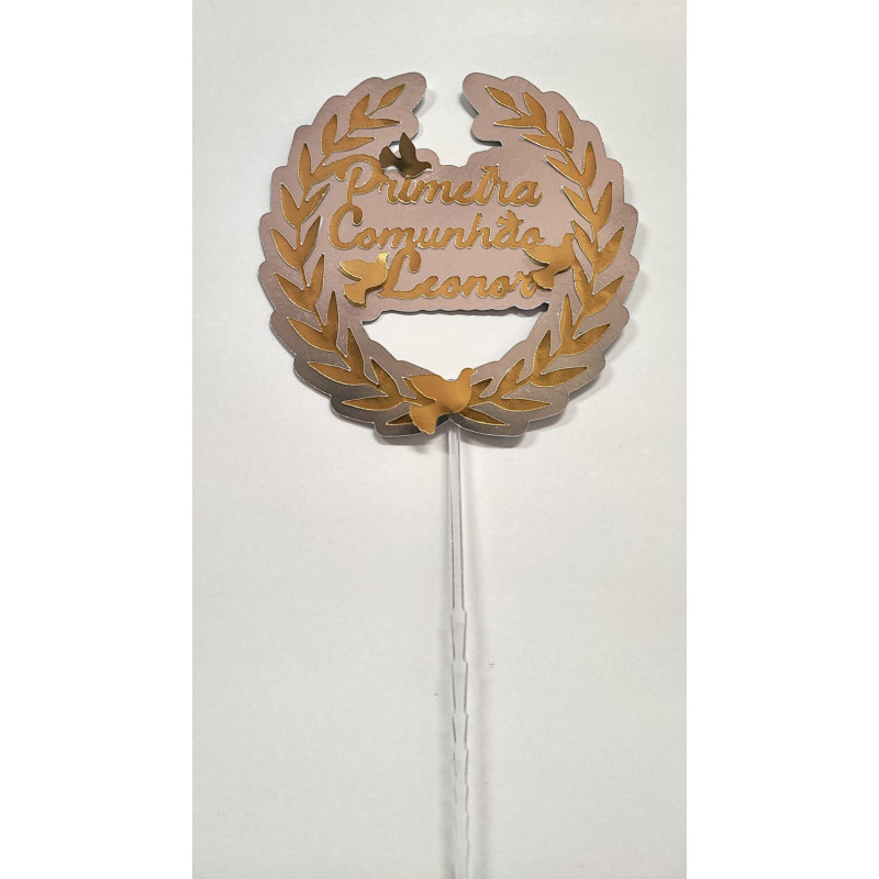 Topper Primeira Comunhão Leonor