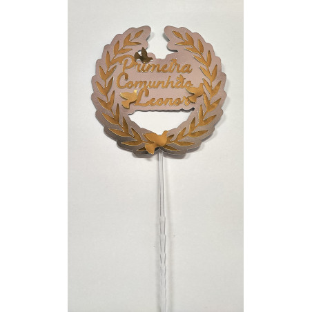 Topper Primeira Comunhão Leonor
