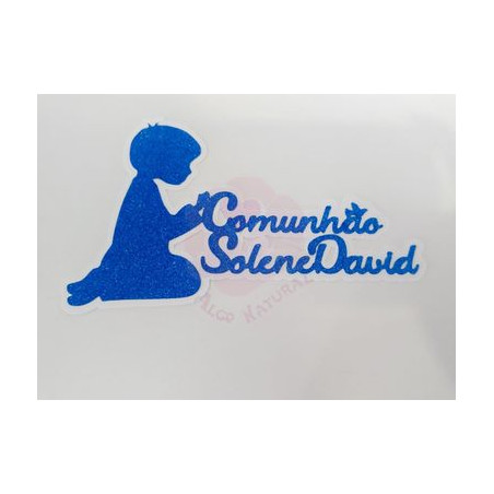 Topper "Comunhão Solene David"
