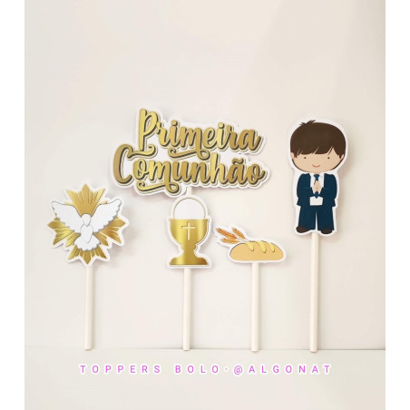 Topper de Primeira Comunhão Menino