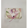 Lembrança Batizado Caixa Tulipa Rosa