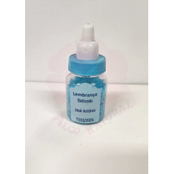 Lembrança Batizado Biberão azul