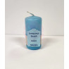 Lembrança Batizado Vela oval Azul