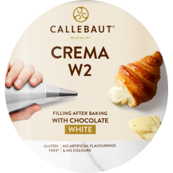 Creme de chocolate branco para bolos Callebaut