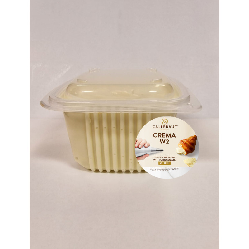 Creme de chocolate branco para bolos Callebaut