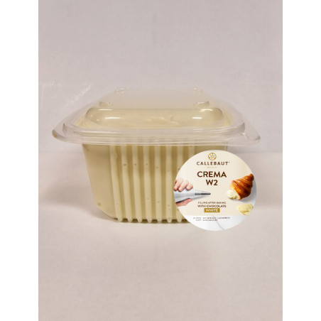 Creme de chocolate branco para bolos Callebaut