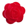 Rosa vermelha hóstia sem folha 4,5cm