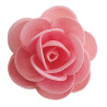 Rosa Rosa hóstia sem folha 4,5cm
