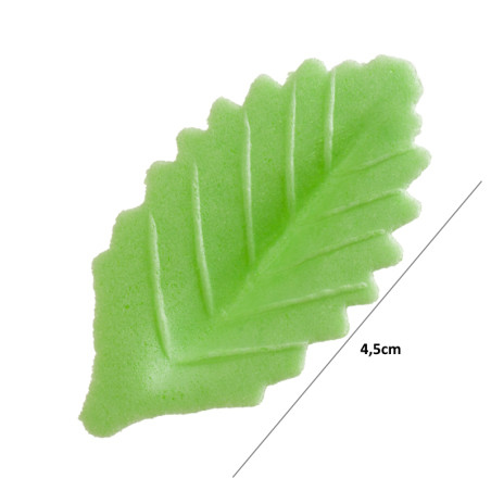 Folha hóstia verde claro 4,5cm