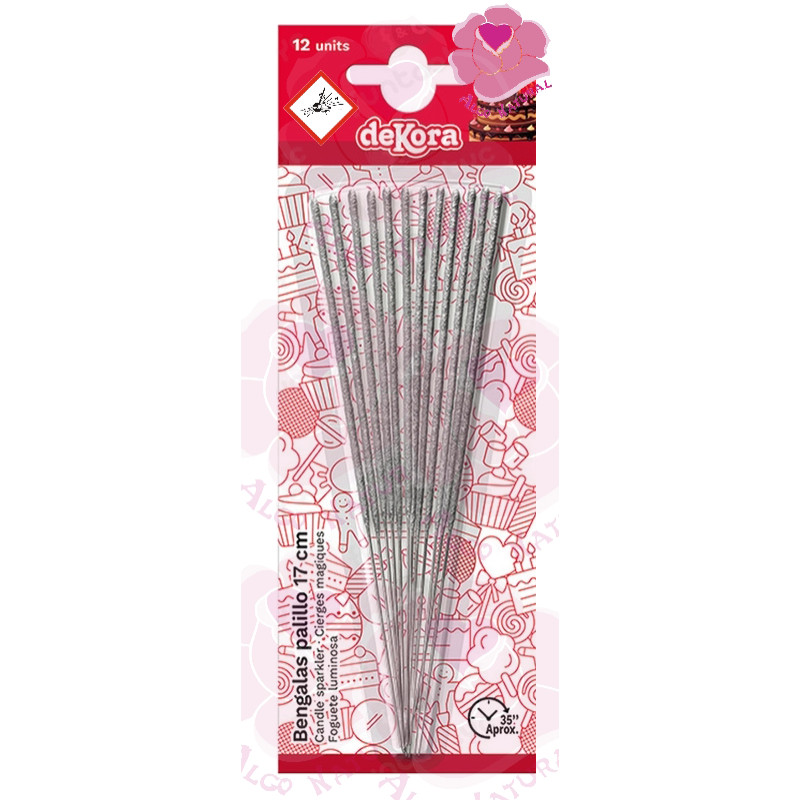 Pack 12 Velas Foguetes Estrelinhas