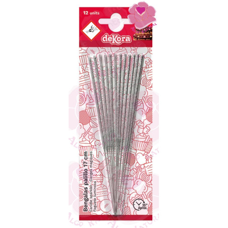Pack 12 Velas Foguetes Estrelinhas