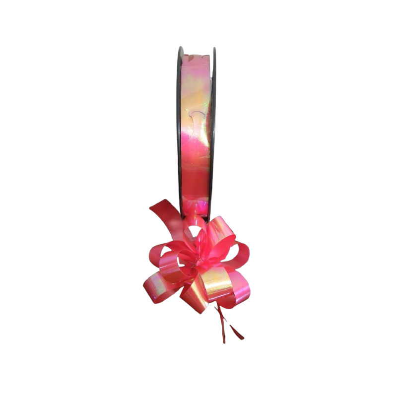 Fita de Embrulho Vermelho Brilhante 40MT