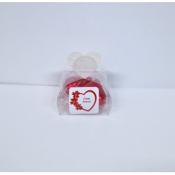 Caixa Mini Tortina Transp. 50x50x20mm