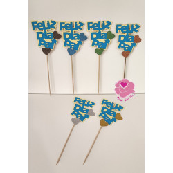 Topper para bolos Feliz Dia...