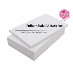 Folhas fina hóstia...