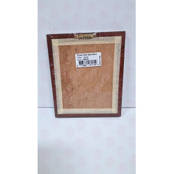 Quadro em madeira com flores naturais