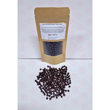 Bolas de cereais crocantes chocolate negro 4mm