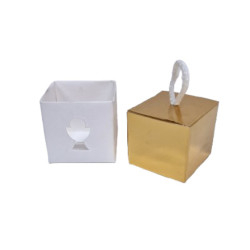 Caixa Cálice Ouro 50x50x50mm