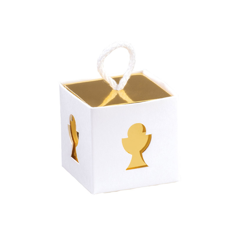 Caixa Cálice Ouro 50x50x50mm