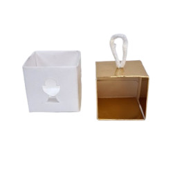 Caixa Cálice Ouro 50x50x50mm