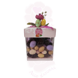 Caixa transparente Shabby Chic Rosa
