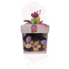 Caixa transparente Shabby Chic Rosa