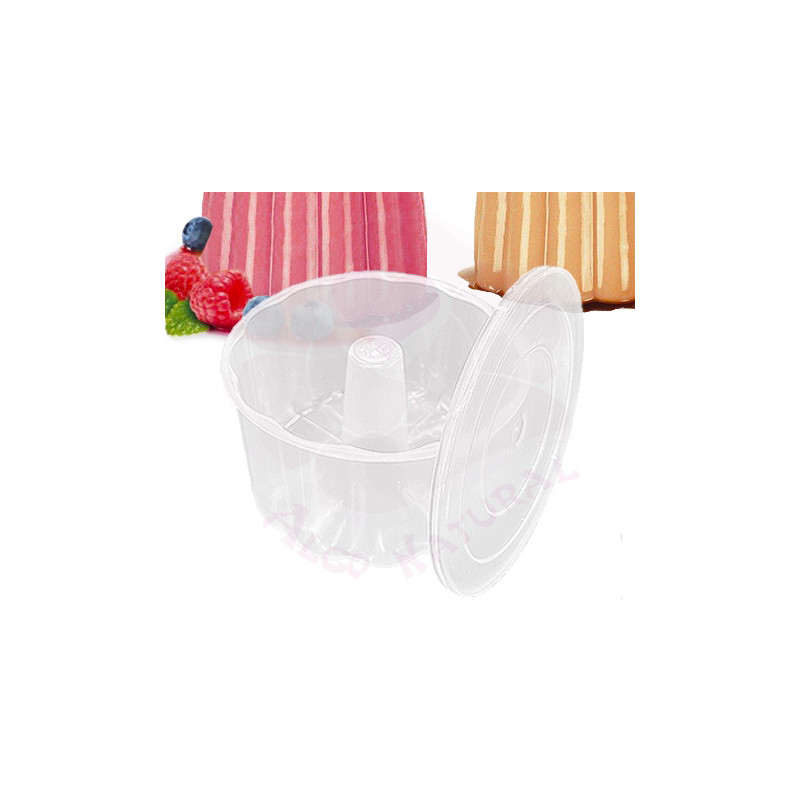 Forma de Pudim com Tampa 1000ml