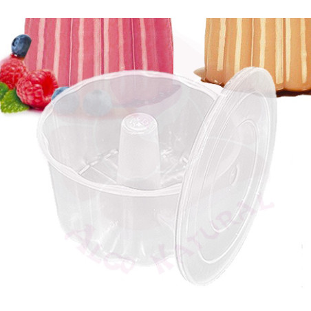 Forma de Pudim com Tampa 1000ml