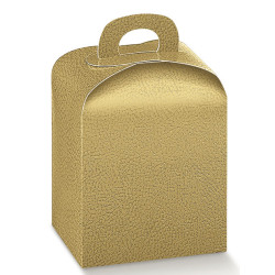 Caixa Cartão Panetone Ouro...