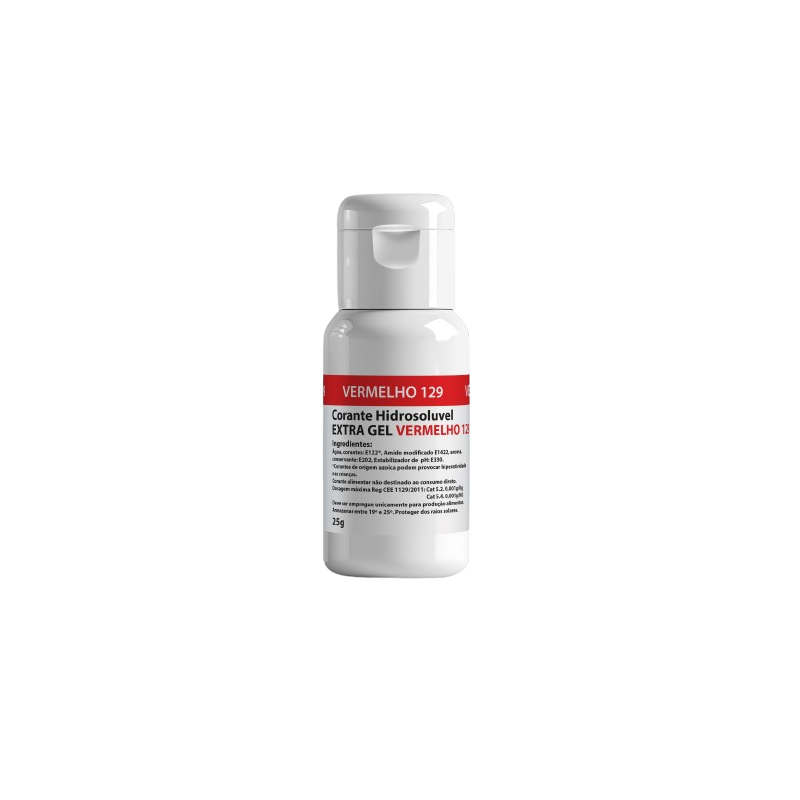 Corante Gel Vermelho Natal