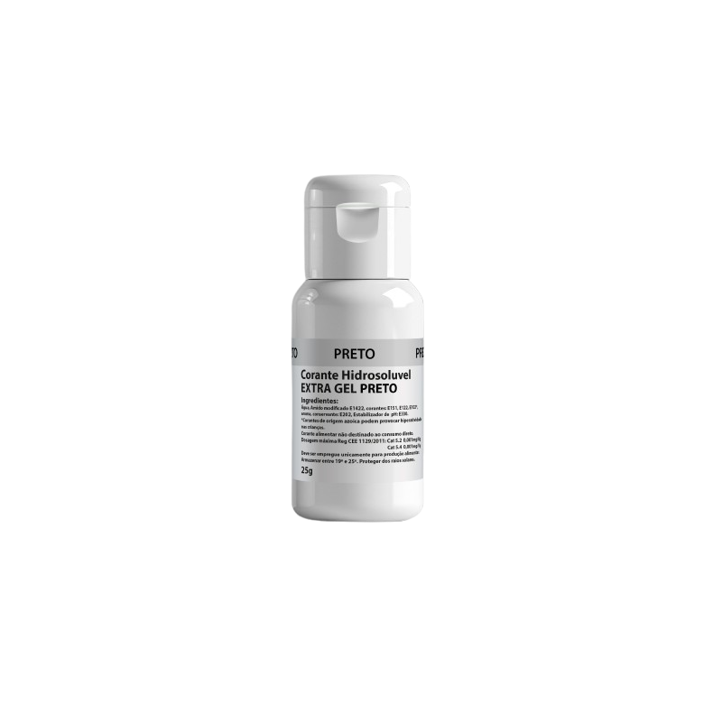 Corante Gel Preto