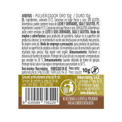 Corante Pulverizador PÓ DE OURO EFEITO PÉROLA 10g- Dekora