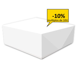 Caixa Bolos Branca 24x24x9,5cm