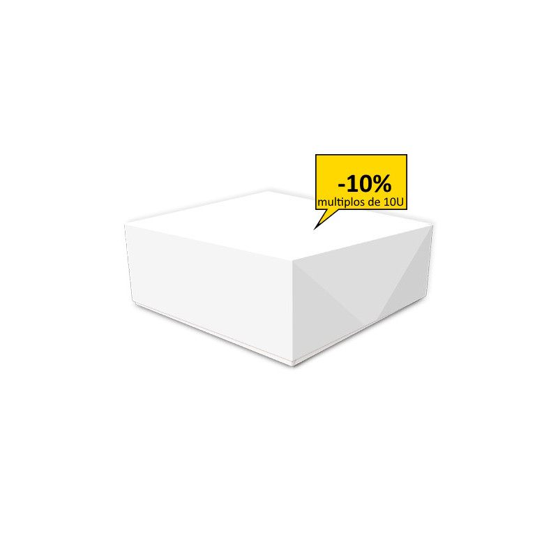Caixa Bolos Branca 24x24x9,5cm
