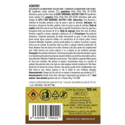 Corante SPRAY COMESTIVEL OURO EFEITO PEROLA 100ml - Dekora
